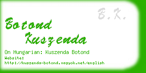 botond kuszenda business card
